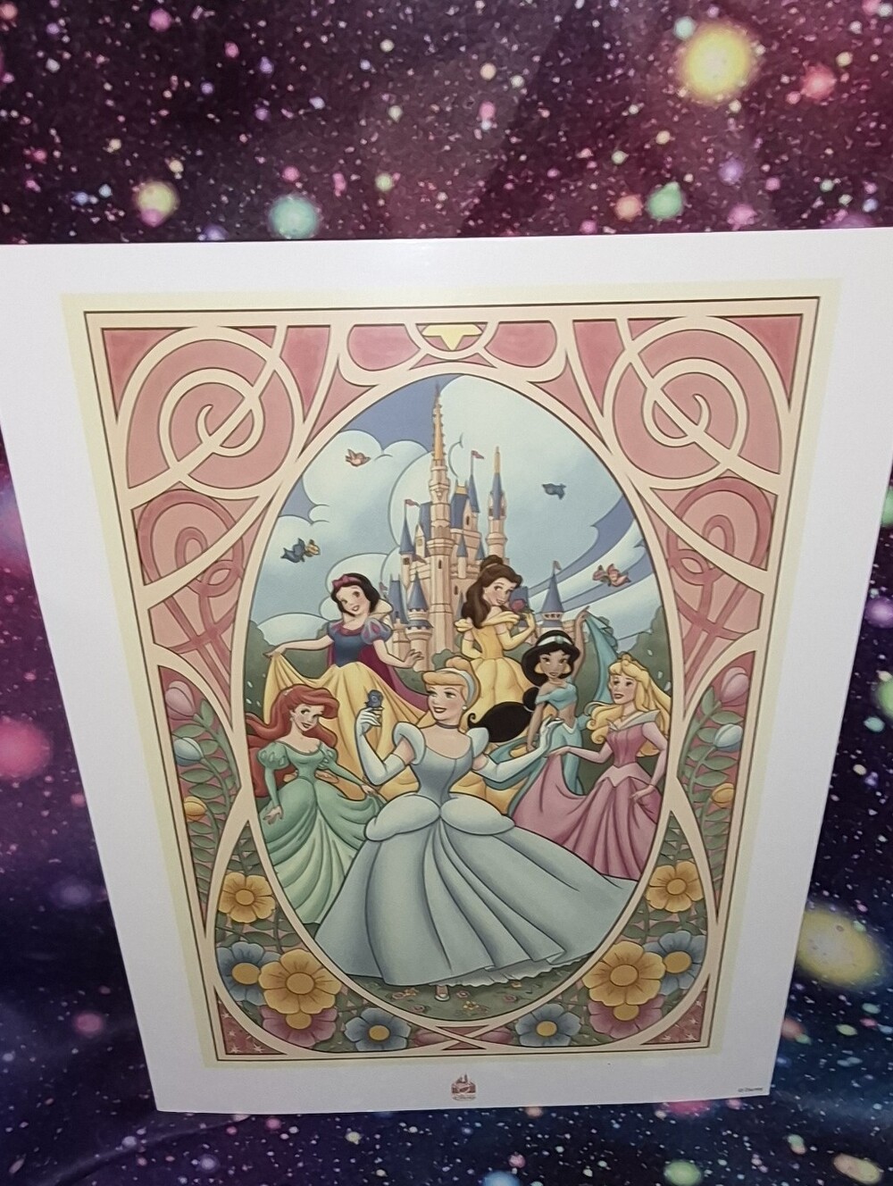 Disney Parks Art Nouveau Princess Deluxe Print - Mounted & Sealed Wall Art